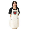 Adjustable Neck Full Length 2 Patch Pocket Apron (Colors)